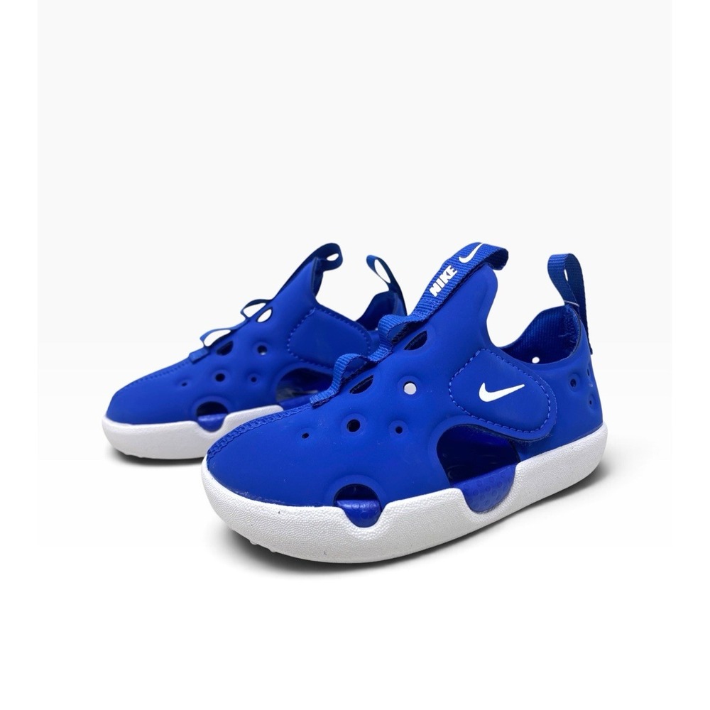 New Nike Baby Toddler Sunray Protect 4 Sandal Boys Size 5C Game Royal/White